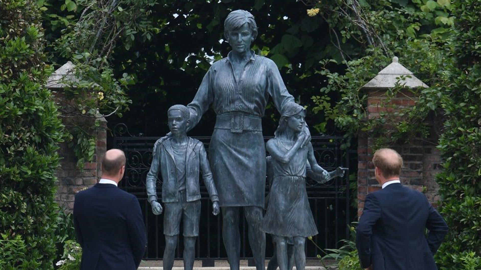 The Unveiling of Princess Diana Statue