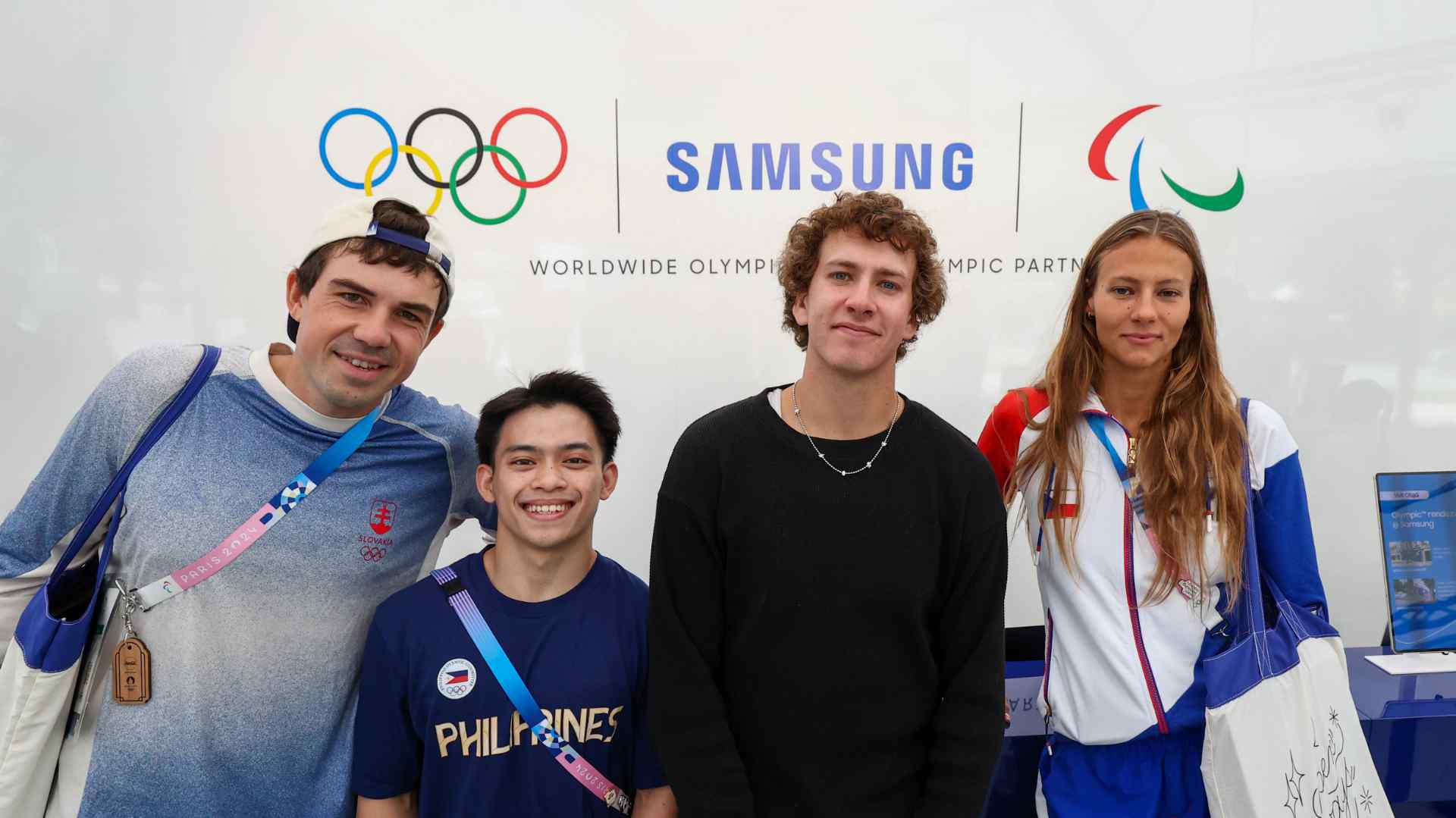 Paris 2024: Team Samsung Galaxy Members Meet at the Olympic™ Rendezvous @ Samsung | Village Plaza
